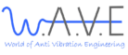 W.A.V.E. logo – anti‑vibration systems for SEM, UHV‑STM, and nanolithography